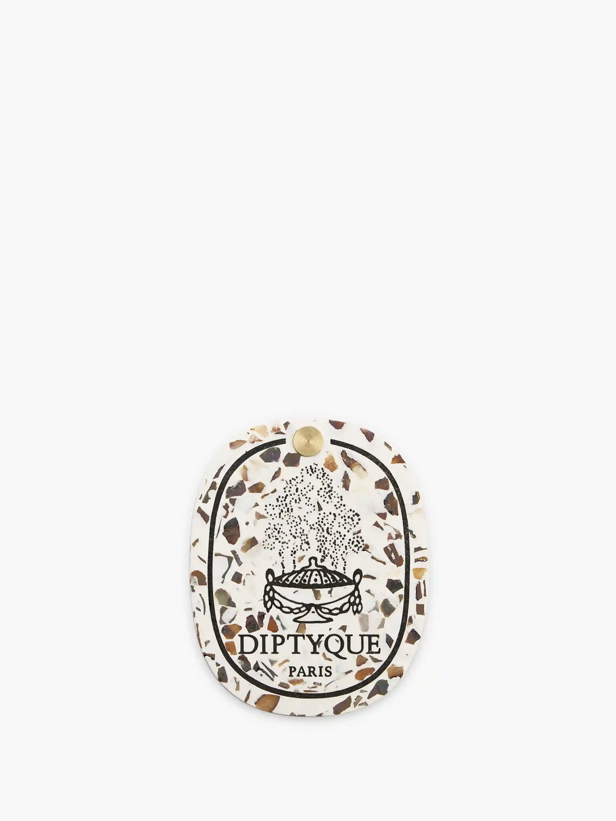 Shell Pocket Mirror - White
